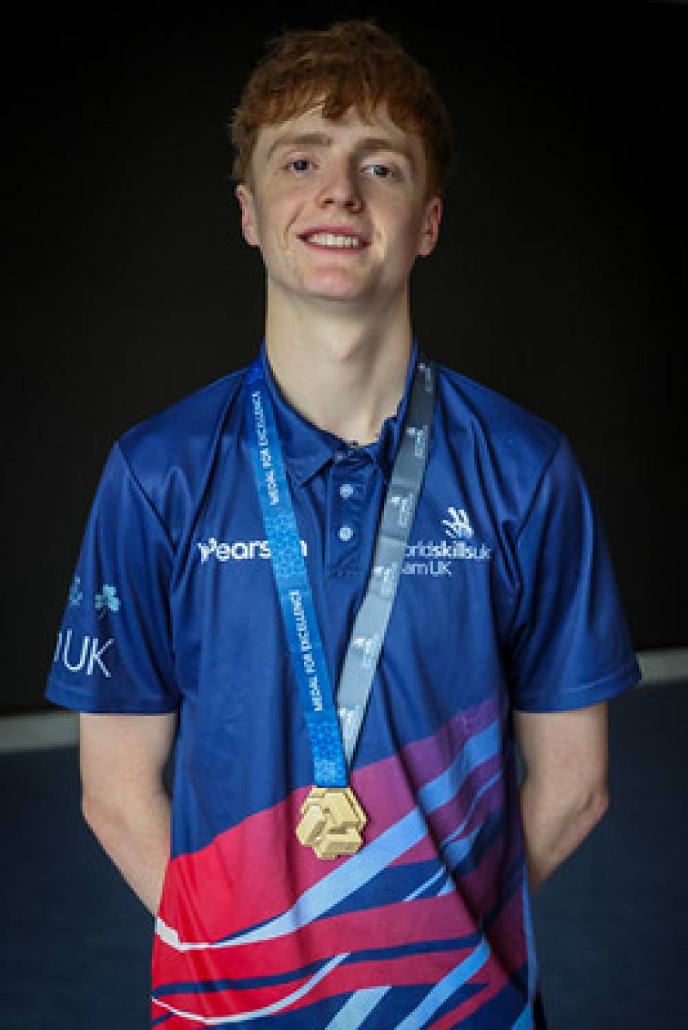 Joe Wilton wins Medalion of Excellence at World Slkills China image